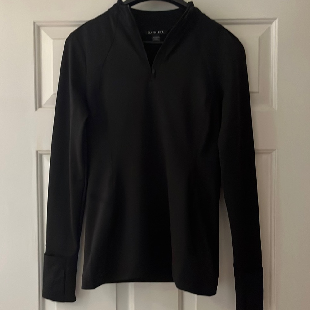 Black Athleta quarter zip